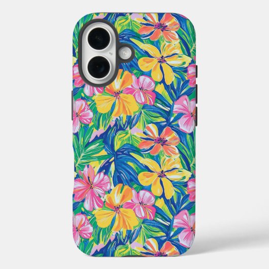 Preppy Floral Tropical Case-Mate iPhone Case (Achterkant)