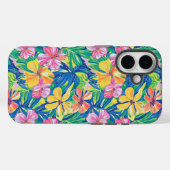 Preppy Floral Tropical Case-Mate iPhone Case (Achterkant (horizontaal))
