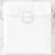 Preppy Floral waterverf lintbogen Bakkerij