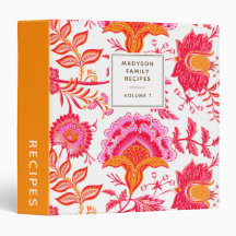 Preppy  Flowers | Roze & Oranje kookboek