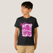 Preppy Football Nk Out Coquette Breast Cancer Chee T-shirt (Voorkant volledig)