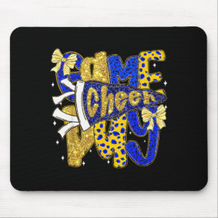Preppy Game Day Voetbal Moeder Wimpel Vlag Cheer B Muismat