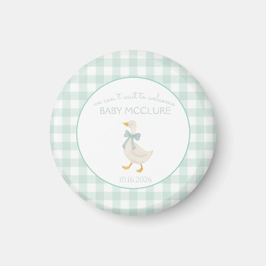 Preppy Gans Magneet (Voorkant)