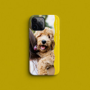 Preppy geel een foto schattig eenvoudig iPhone 15 case