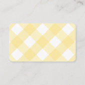 Preppy Gender Neutral Baby shower Luierloof Informatiekaartje (Achterkant)