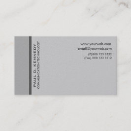 Preppy genoeg subtiele neutrale kleurenminimalist visitekaartje