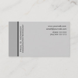 Preppy genoeg subtiele neutrale kleurenminimalist visitekaartje