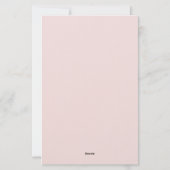 Preppy gepersonaliseerde bloem briefpapier (Achterkant)