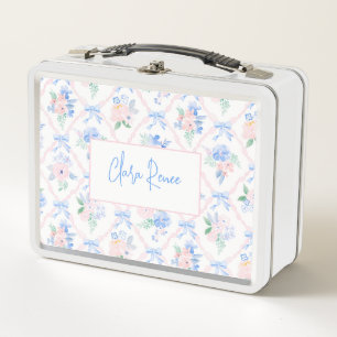 Preppy gepersonaliseerde bloemenlatten bogen