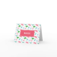 Dubbel notitiekaartje