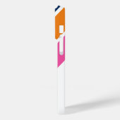 Preppy Gestreepte iPhone 14 Pro Hoesje (Achterkant / Links)