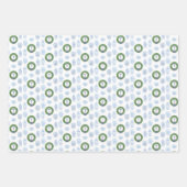 Preppy Ginger Jar Boxwood Feestdagen met een groot Inpakpapier Vel (Voorkant 3)