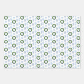 Preppy Ginger Jar Boxwood Feestdagen met een groot Inpakpapier Vel (Voorkant 2)