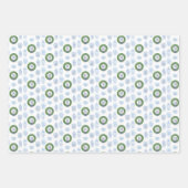 Preppy Ginger Jar Boxwood Feestdagen met een groot Inpakpapier Vel (Voorkant)