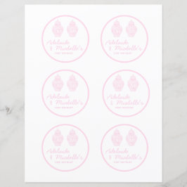 Preppy Ginger Jar Zachte Kleur Roze Banner