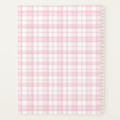 Preppy Gingham Cadeau voor haar Persoonlijke 2027 Planner (Achterkant)