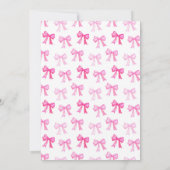 Preppy Girl Doll Verjaardag Coquette Kaart (Achterkant)