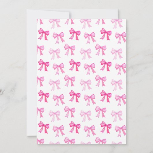 Preppy Girl Doll Verjaardag Coquette Kaart (Achterkant)