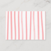 Preppy Girl Golf waslijn Luier Raffle kaart (Achterkant)