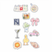 Preppy Girl Starter Pack Stickers (Voorkant)