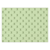 Preppy Girly Green Bow Pattern Spring & Summer  Tafelkleed (Voorkant (Horizontaal))