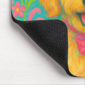 Preppy Golden Doodle Muismat (Hoek)