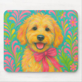 Preppy Golden Doodle Muismat