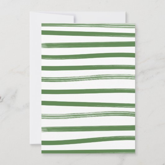 Preppy Golf Boy Baby shower Kaart (Achterkant)