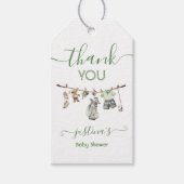 Preppy Golf Boy waslijn Cadeaulabel (Voorkant)