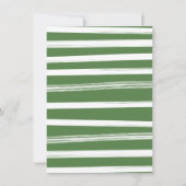 Preppy Golf Clothesline Baby voorspellingen spel Kaart (Achterkant)