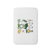 Preppy Golf Coquette Badmat (Voorkant Verticaal)