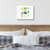 Preppy Golf Coquette Canvas Afdruk (Insitu (Slaapkamer))