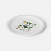 Preppy Golf Coquette Papieren Bordje (Gekanteld)