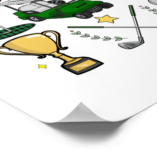 Preppy Golf Coquette Poster (Hoek)