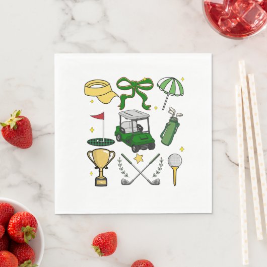 Preppy Golf Coquette Servet (Insitu)