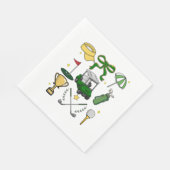 Preppy Golf Coquette Servet (Hoek)