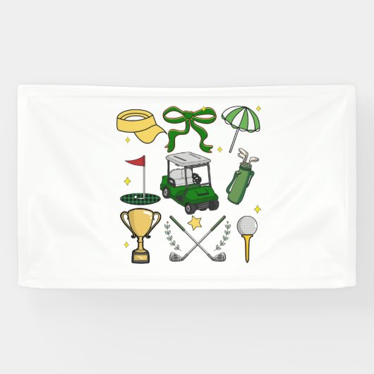 Preppy Golf Coquette Spandoek (Horizontaal)