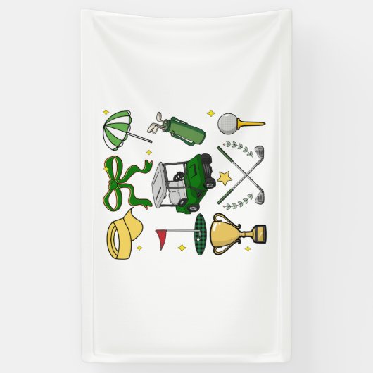 Preppy Golf Coquette Spandoek (Verticaal)