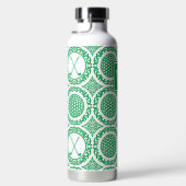 Preppy Golf Damask – Balls & Clubs - Green & White Waterfles (Rechts)