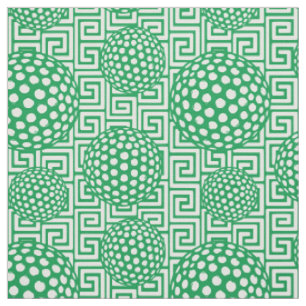 Preppy Golf Griekse Sleutel - Groen Stof