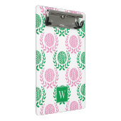Preppy Golf Laurel Wreath - Roze & Groen Mini Klembord (Schuin)