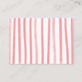 Preppy Golf Meisje waslijn Luier Raffle kaart (Achterkant)