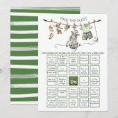 Preppy Golf Vind de Gast BINGO Kaart (Voorkant / Achterkant)