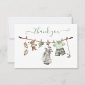 Preppy Golf waslijn Bedankt Opmerking (Voorkant)