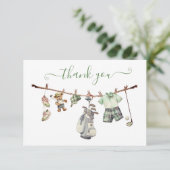 Preppy Golf waslijn Bedankt Opmerking (Staand voorkant)