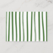 Preppy Golf waslijn Luier Raffle kaart (Achterkant)