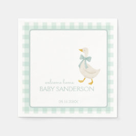 Preppy Goose Baby Shower Napkins Servet