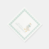 Preppy Goose Baby Shower Napkins Servet (Hoek)