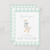 Preppy Goose Bedankkaart (Voorkant / Achterkant)