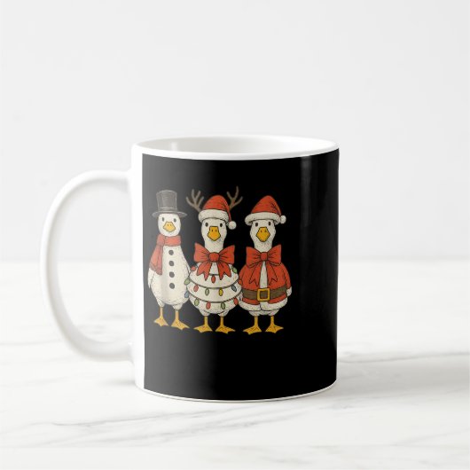 Preppy Goose Christmas Crew 2025 Funny Santa Funny Koffiemok (Links)